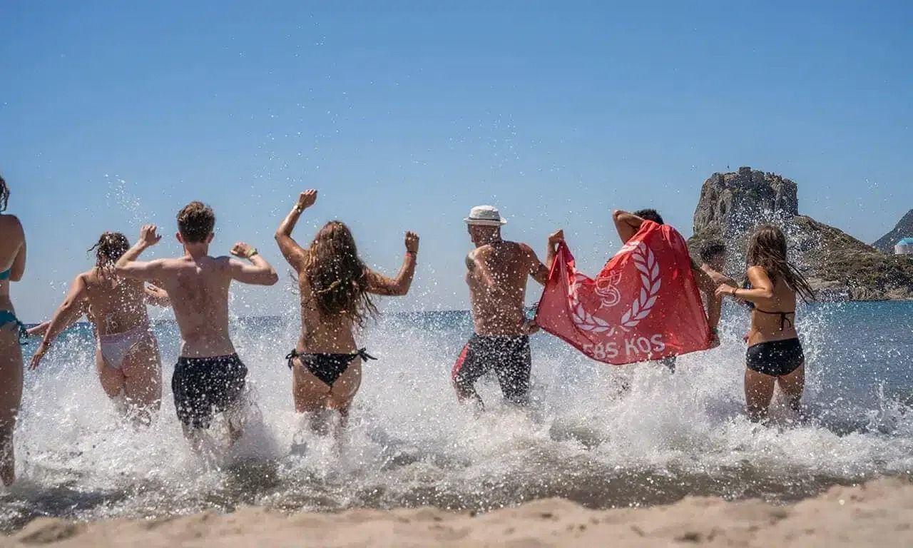 Beach nearby Lawrence Apartments